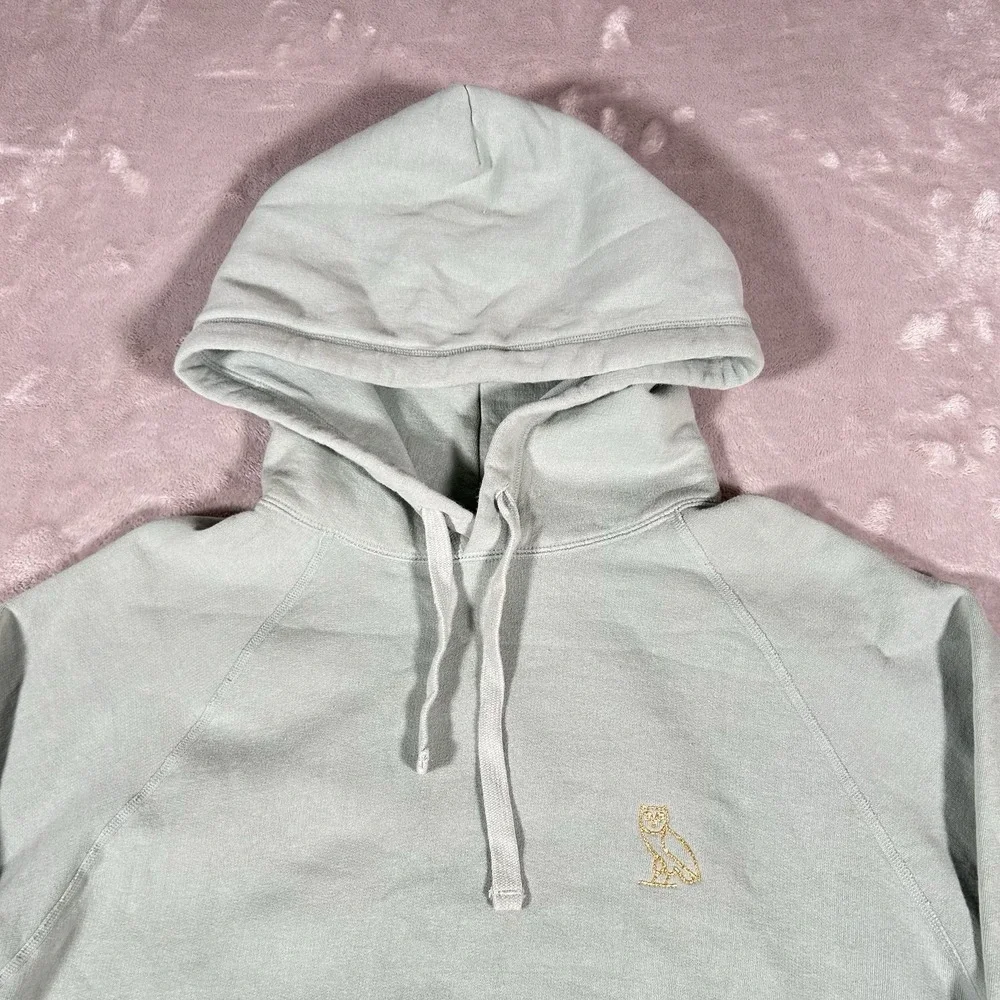OVO x Drake Hoodie Mens XL Mint Octobers Very Own Gold Logo RARE Authentic Y2K